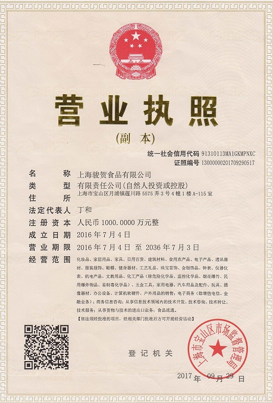 食品公司转让